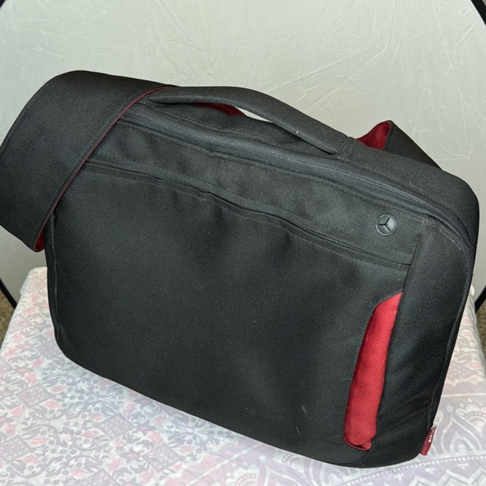 Black and Red Men's Laptop Bag